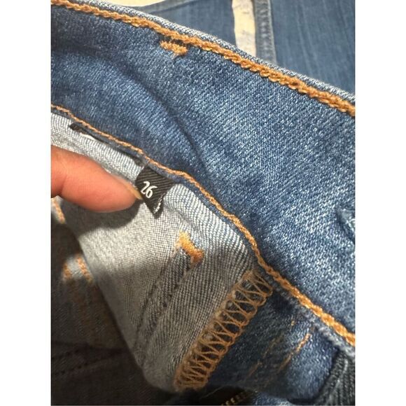 7 for all man kind Women’s lattice pocket culotte Jean - Picture 3 of 8